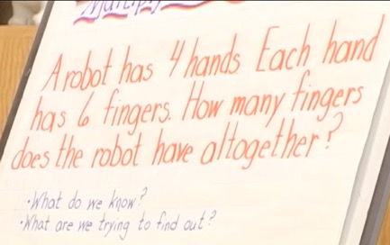 Robot Fingers and Multiplicative Structure
